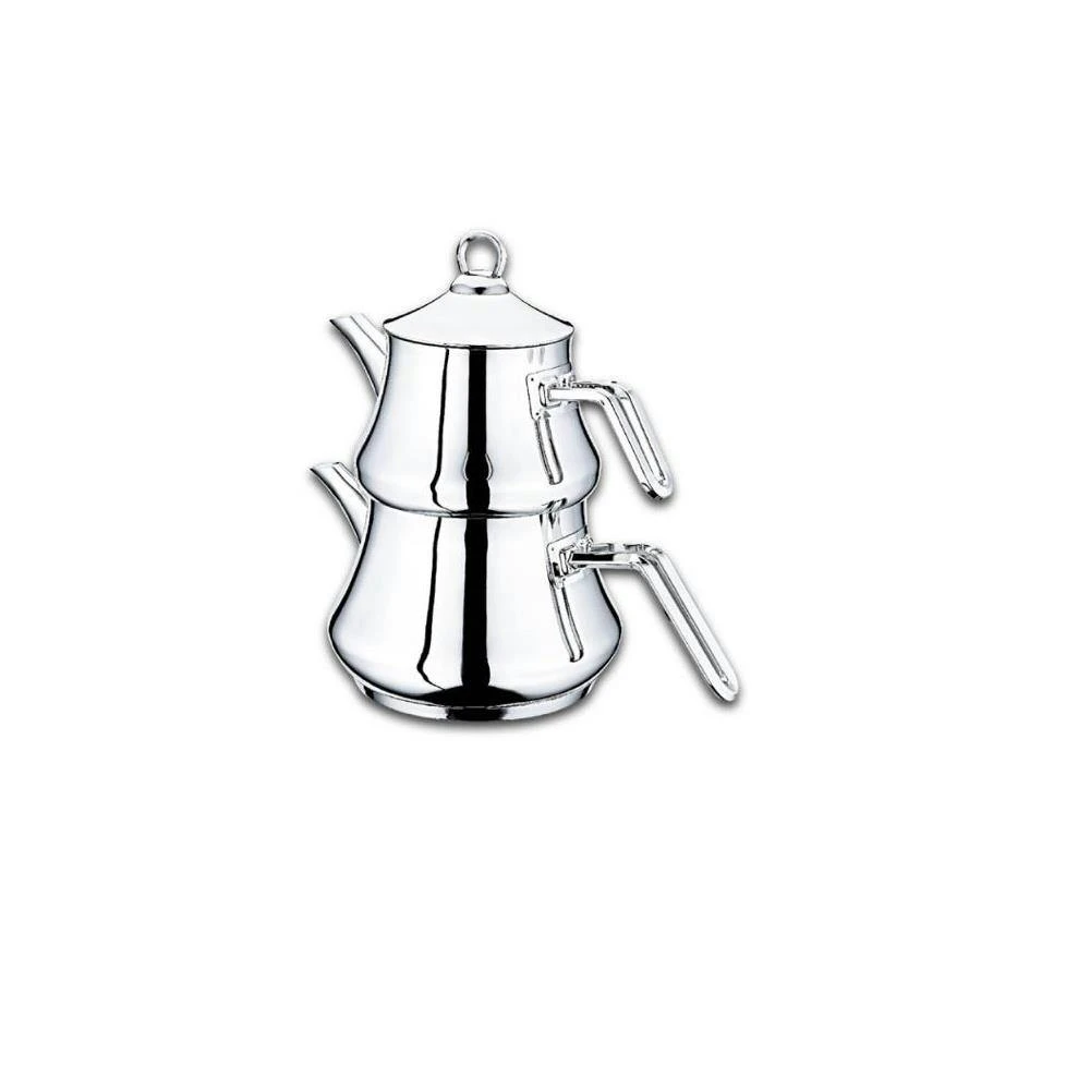 VIVIANA ASEL Teekannen-Set Größe XL Rostfreier Edelstahl 3fache Triplex-Kapselsohle Ergonomische Griffe Spülmaschinenfest 2 VIVIANA ASEL Teekannen-Set Größe XL Rostfreier Edelstahl 3fache Triplex-Kapselsohle Ergonomische Griffe Spülmaschinenfest – Bild 2