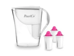 Wasserfilter Fashion Weiß Inkl. 3 AquaMag Filterkartuschen