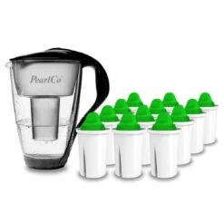 Glas-Wasserfilter Weiß Inkl. 12 Alkaline Filterkartuschen -Kaffeegenuss Deutschland Verkaufs-Shop a102a545 409b 403b a52b 032b64d32fd6