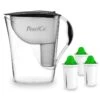 Wasserfilter Fashion Anthrazit Inkl. 3 Alkaline Filterkartuschen