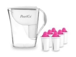 Wasserfilter Fashion Weiß Inkl. 6 AquaMag Filterkartuschen