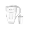 Glas-Wasserfilter Weiß Inkl. 1 Universal Filterkartusche