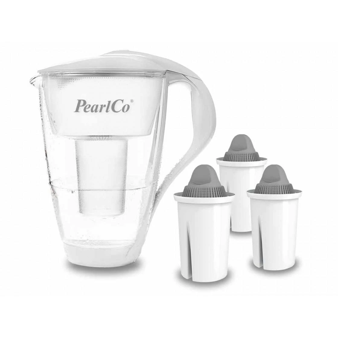 Glas-Wasserfilter Schwarz Inkl. 3 Protect+ Filterkartuschen 2 Glas-Wasserfilter Schwarz Inkl. 3 Protect+ Filterkartuschen – Bild 2